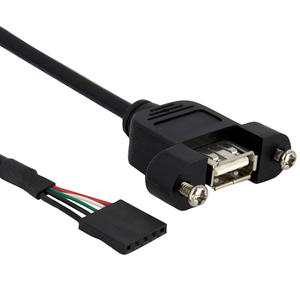 <span class=keywords><strong>Cable</strong></span> USB Tipo A Hembra a Conector JST PH2.0 de 4 Pines, Conductores de Cobre Estañado, Revestimiento de PVC, Blindaje Trenzado para Computadora/Escáner/Cámara - Product Image 1