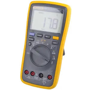 Fluke Multimeter jarak Digital otomatis, alat pengukur arus tegangan DMM AC/DC/Diode/R/C asli 15B + 17B + 18B + 12E + Auto