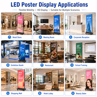 Schermo LED GOB per Pubblicità 640x1920mm, Display a Colori per Interni per Centri Commerciali e Ristoranti