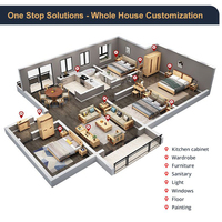 Servicio profesional de renderizado arquitectónico para interiores modernos Diseño 3D Hoteles Villas Estate Showrooms Expert 3D Max Modeling