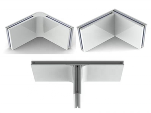 Sistemi Angolari per Camere Bianche in Profilo di Alluminio Monopezzo - Product Image 2