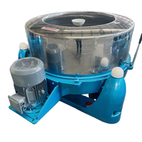 Machine centrifugeuse déshydratante industrielle semi-automatique en acier inoxydable de 25-500 kg pour vêtements et textiles, extracteur d'eau