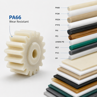 Engrenage de précision OEM PA66 usiné CNC avec résistance à l'usure pour équipement d'automatisation industrielle