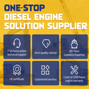 Ensemble moteur <span class=keywords><strong>diesel</strong></span> authentique Cummins 6BT 5.9L B180 180 CV 6 cylindres pour camion et bus Dongfeng - Product Image 6