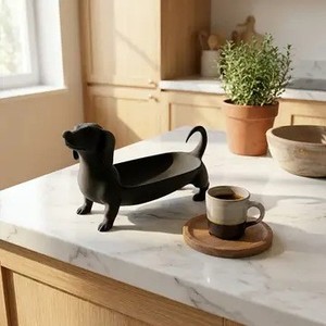 Joyería Minimalista Impresa en 3D con Diseño de Dachshund: Anillos, Relojes, Bandejas para Llaves y Adornos para el Dormitorio - Product Image 2