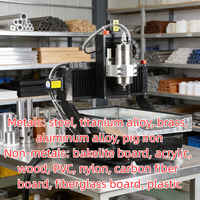 JS 3040 3-assige mini CNC-machine met gietijzeren behuizing, desktop CNC-freesmachine voor hout, metaal, hobby en doe-het-zelf gebruik.
