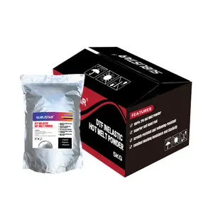 SUBLISTAR 1Kg Venta al por Mayor Polvo Termofusible DTF No Elástico, Polvo Adhesivo para Película PET para Telas Rugosas y Telas No Tejidas - Product Image 3