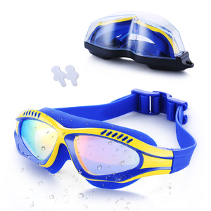<span class=keywords><strong>Gafas</strong></span> de natación con los ojos vendados personalizadas inteligentes a prueba de fugas, <span class=keywords><strong>gafas</strong></span> de natación al por mayor con tapón para los oídos - Product Image 1