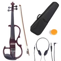 Wholesale Oem Price Cheap 4/4 Violin High Quality Electric Violin for Beginner