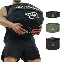Échantillon gratuit : Sac de sable classique robuste pour l'entraînement physique avec 8 poignées de préhension pour l'entraînement avec poids en sac de sable