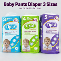 Échantillons Gratuits – Culottes d'apprentissage et couches-culottes jetables en coton Tipiti, très populaires, avec protection 3D anti-fuites et absorption rapide pour une surface sèche