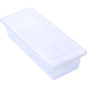 Refrigerador transparente <span class=keywords><strong>rectangular</strong></span>, gabinete de almacenamiento de granos, caja de plástico, suelo de drenaje - Product Image 5