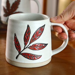 High Quality Custom Cartoon Porcelain Hand-Painted Underglaze Color Business Gifts Office High-Value Reusable Coffee Mug - Product Image 5