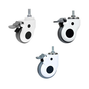 เตียงในโรงพยาบาลยาง TPR รถเข็นทั่วไปฝาครอบพลาสติก3นิ้ว/<span class=keywords><strong>4</strong></span>นิ้ว/<span class=keywords><strong>5</strong></span>นิ้ว - Product Image 4