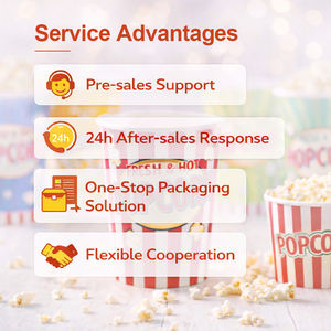 Support à collation en papier durable avec design graphique lumineux et ouverture large pour la promotion d'événements cinématographiques et la distribution de pop-corn - Product Image 6