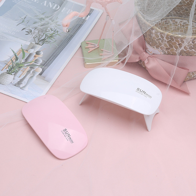 Mini Foldable UV LED Nail Lamp Portable Gel Polish Curing Dryer for Home & Salon