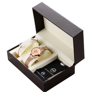 Ensemble montre-<span class=keywords><strong>bracelet</strong></span> à quartz pour femmes, <span class=keywords><strong>maille</strong></span> en acier inoxydable, décontracté - Product Image 1