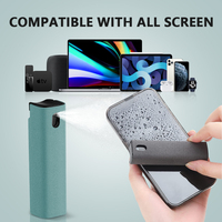 Nettoyant d'écran 2-en-1 pour tablette, ordinateur portable, téléphone et autres appareils numériques – Kit de nettoyage d'écran PC avec spray LCD