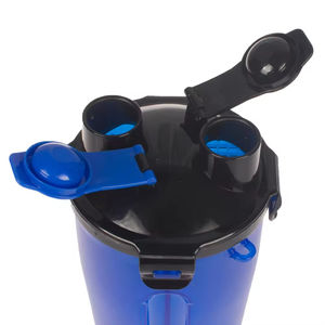 Produttore all'ingrosso 2-in-1 portatile Dispenser da viaggio multifunzionale cane bottiglia di acqua Silicone pieghevole ciotole durevoli - Product Image 4