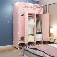 Armoire pliable en plastique Maitian DIY, armoire en cubes de plastique, armoire pour enfants, rangement de vêtements pour la maison