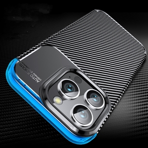 Cho Apple bọ cánh cứng sợi Carbon TPU mềm trường hợp <span class=keywords><strong>iPhone</strong></span> 16 Pro 16 Pro Max Tương thích <span class=keywords><strong>iPhone</strong></span> 15 14 Pro mô hình số bảo vệ trường hợp - Product Image 2