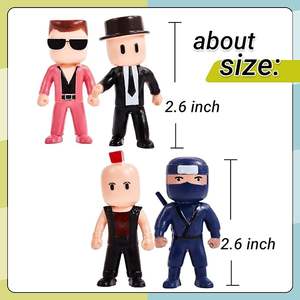 Figuras de Acción de Anime de Personajes del Juego Stumble, Fabricadas en PVC, ABS y Vinilo, Personalizadas por el Fabricante OEM, Colección de Juguetes de Plástico - Product Image 4