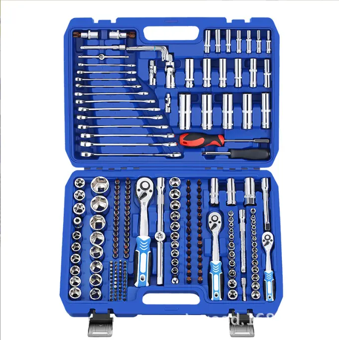 Srunv 44 Pc 1/2" Auto maintenance Tool Kit Hardware Tools Kit Multi-function Auto Repair Kit Repair Tools Suit