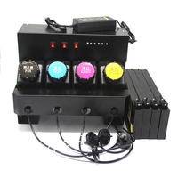 UV4 + 4 avec cartouches d'alarme et d'alimentation pour cartouche d'encre de recharge d'imprimante XP600 I3200 pour impression UV