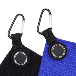 Biểu Tượng Tùy Chỉnh Từ Sợi Nhỏ Golf Túi Khăn Với Clip Và Mạnh Mẽ Công Nghiệp Sức Mạnh Nam Châm Đính Kèm - Product Image 1