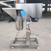 Machine à purée de fruits professionnelle avec goulotte d'alimentation large et moteur intégré pour hôtels, banquets, assaisonnement des aliments et stations de cuisine