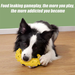 Sûr résistant aux morsures chien jouets à mâcher nettoyage des dents cacher nourriture élastique chien jouets animal de compagnie chiot Durable agressif mâcher chien jouet formation - Product Image 2