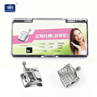 Brackets orthodontiques auto-ligaturants YF, brackets métalliques mini Roth MBT, matériel dentaire, appareils dentaires pour les dents, tendance