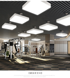 Illuminazione a soffitto Arlott lampada a sospensione a luce esagonale per palestra lampada a sospensione per ufficio lampadario - Product Image 6