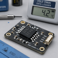 Capteur de température basse consommation TMP116AIDRVR avec précision de +/- 0,2°C, sans calibrage, pour applications portables et chaîne du froid