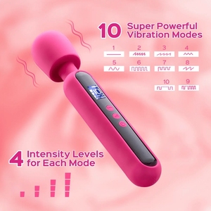 Vibrador de masaje de varita japonesa de silicona grande y pequeño, juguete sexual para adultos, estimulación del clítoris, punto G, vibrador AV para mujeres y mujeres - Product Image 2