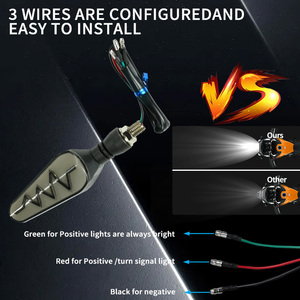 ไฟเลี้ยว LED สำหรับมอเตอร์ไซค์ Senlight สำหรับ Harley <span class=keywords><strong>Yamaha</strong></span> Sr400 Honda Cb400ss - Product Image 2