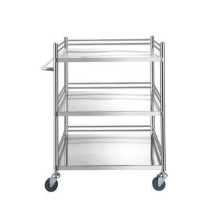 Carrito de Tratamiento de Tres Niveles de Acero Inoxidable Yuekang para Uso en Hospitales, Laboratorios y Salones de Belleza - Product Image 2