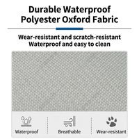 Lit surélevé pour chien en tissu Oxford 600D imperméable et pliable, avec revêtement en PVC, en forme de papillon, pour l'extérieur, vente en gros