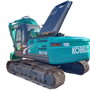 Excavadora de Orugas Kobelco Sk210 Usada de 21 Toneladas, Excavadora Hidráulica de Segunda Mano Original, Excavadora Usada Sk210 - Product Image 1