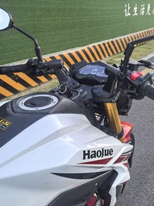 Moto rétro vintage Haojue DR160-162cc 4 temps haute puissance avec freins à double disque + démarrage électrique/à manivelle CBS, couleurs mélangées - Product Image 6