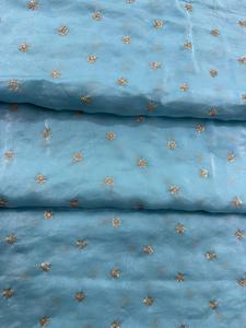 ผ้าถักลาย Jari Butti ผ้าไหมสีทองแบบใหม่ขายดี - Product Image 2