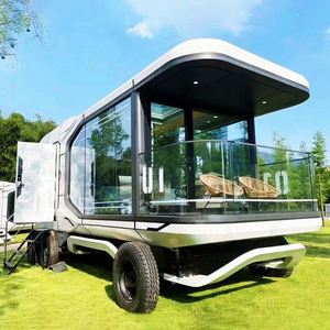 Personnaliser 40ft 20ft Portable Mobile Glamping Espace Capsule Resort Hôtel Petite Maison sur roues/Luxe Living Capsule House - Product Image 1