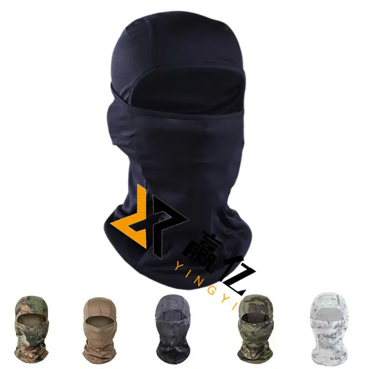 قناع تزلج على شكل أخطبوطة ذو لون اللحية قناع Skymask Balaclava بتصميم مخصص محاك عليه فتحتان يغطي الوجه بالكامل