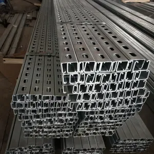 Manufacture Slotted C Profile/steel Strut Channel/C-shaped Steel Channel