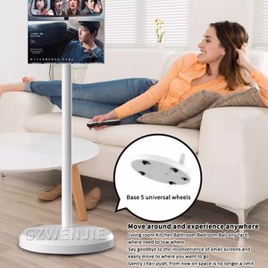 <span class=keywords><strong>TV</strong></span> Portatile 21.5" 1920x1080 60Hz 16:9 con Ruote, Monitor Smart Wireless Touch Screen, Sistema Android, Batteria Integrata, WiFi, Modalità Notturna - Product Image 4