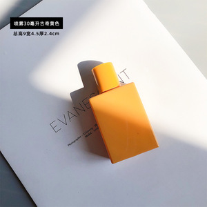 En stock, flacon pulvérisateur de parfum en verre de 30 ml avec bouchon à vis, atomiseur cosmétique portable de luxe rechargeable, coloré - Product Image 3