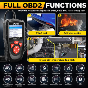 Launch CR3008 PLUS Auto Engine Check OBD2 Herramienta de diagnóstico AMR Escáner con probador de batería Actualización gratuita de por vida - Product Image 3