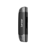 Lecteur de cartes SD/USB Lexar double fente jusqu'à 205 Mo/s USB-A/C 2 en 1 USB 3.2 pour téléphones, tablettes, PC, ordinateurs portables