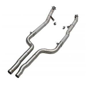 Tuyau de décharge à flux libre sur mesure pour Mercedes-Benz CLS550 4.7 2012-2016 E550 W212 M278 SS304 Boska Exhaust en stock - Product Image 1
