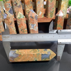 Venta al por mayor de varitas de <span class=keywords><strong>jaspe</strong></span> natural de la selva tropical, torres de cristal de cuarzo para decoración - Product Image 5
